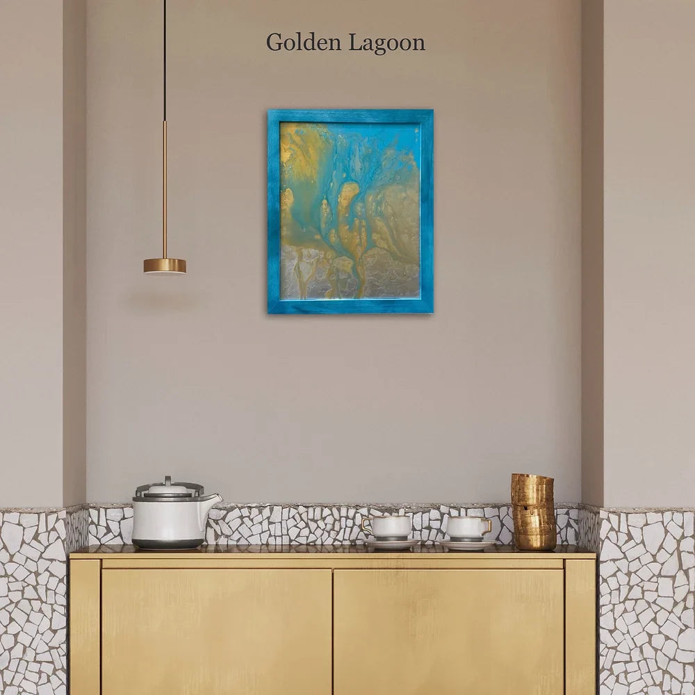 Michael's Paintings - Golden Lagoon