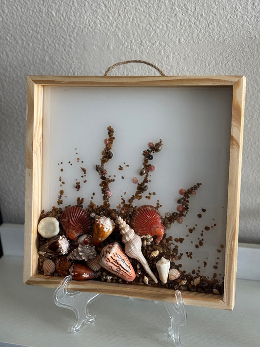 Beach Theme seashell art