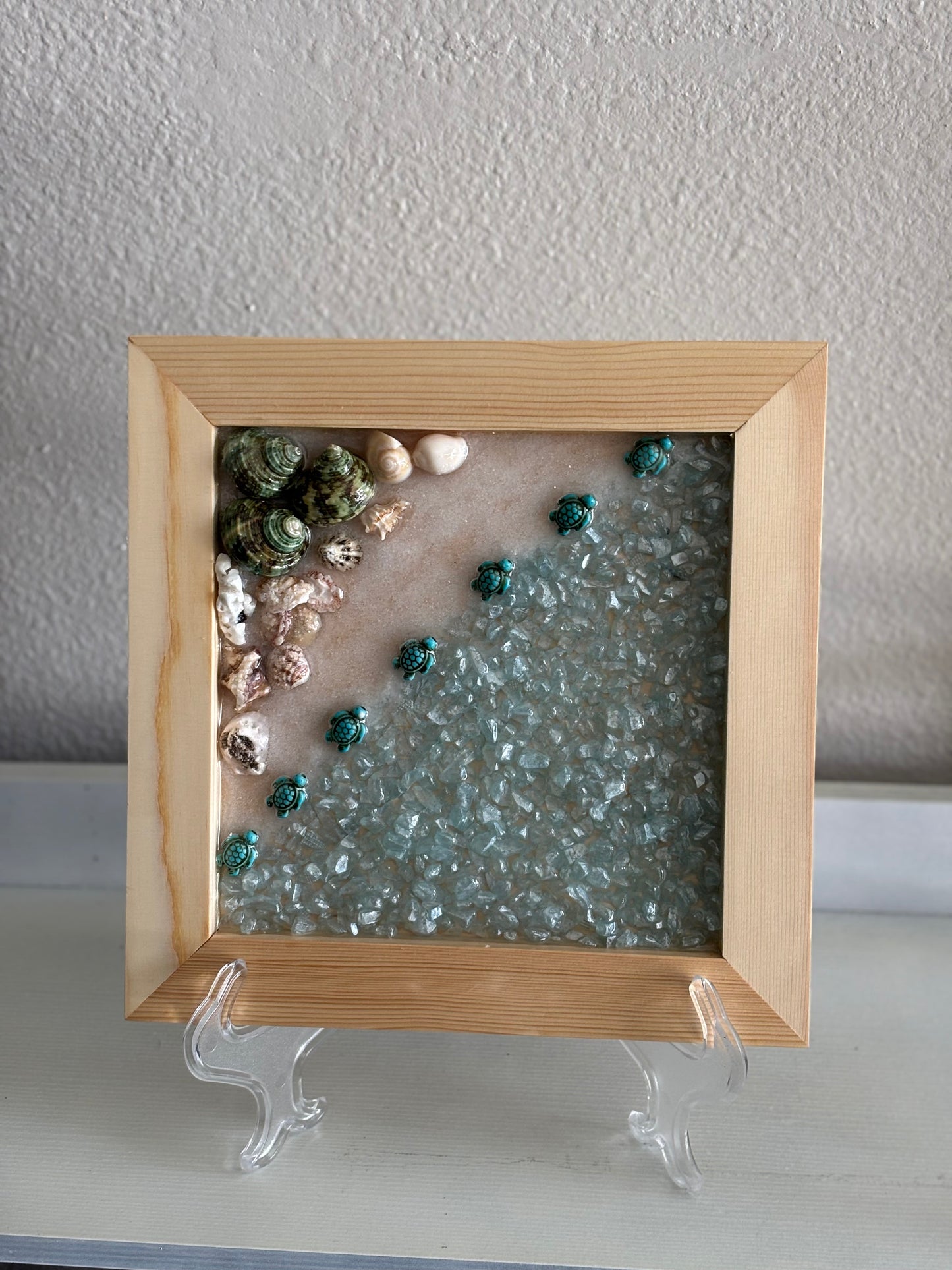 Seaglass and Seashell Beach Theme