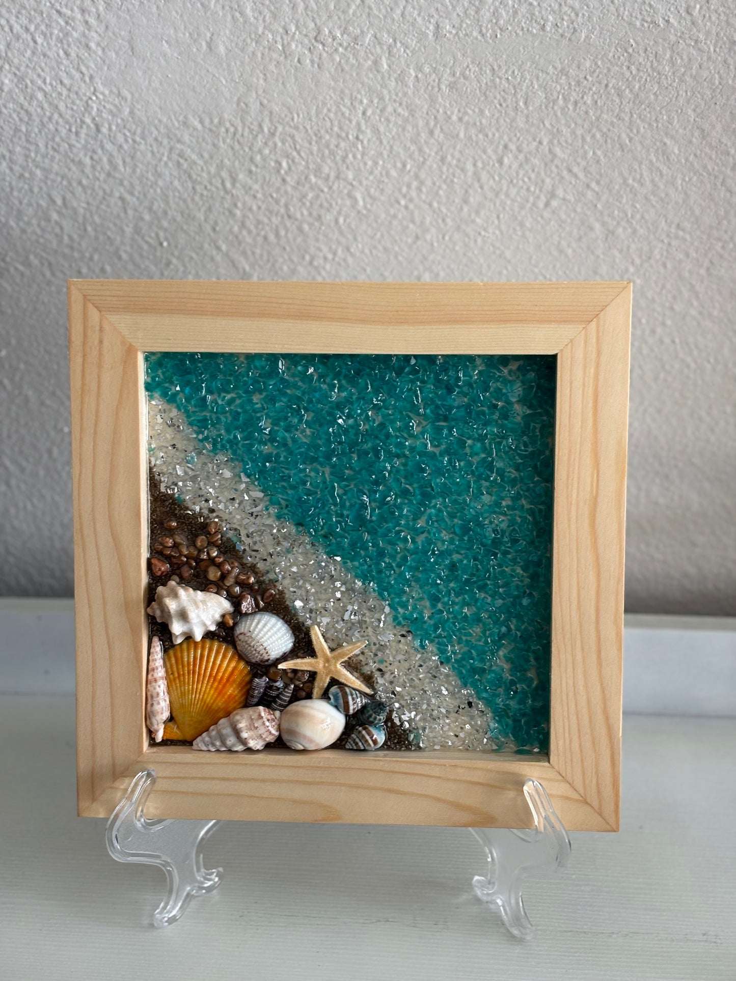 Seaglass and Seashell Beach Theme