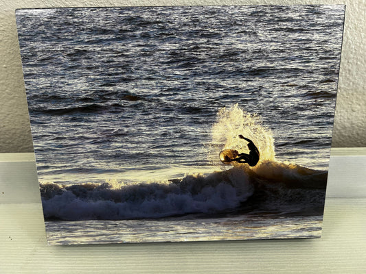 Surfing Photos - Golden Hour Tamarack Beach with a glossy finish 16x20