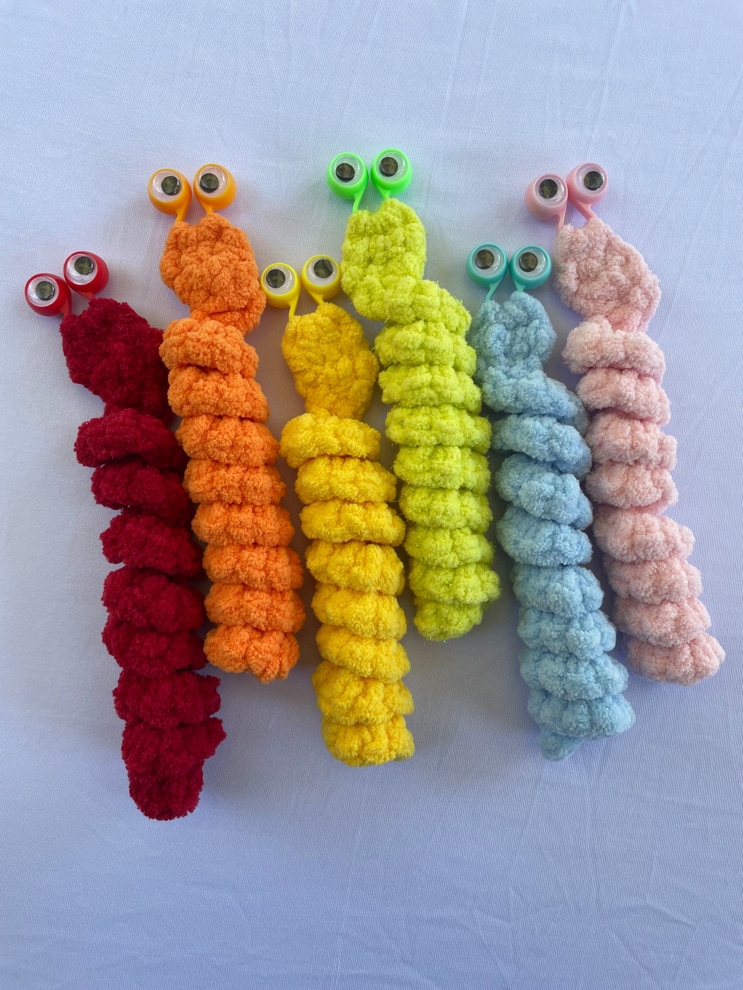 Fidget Worm Crochet Plush